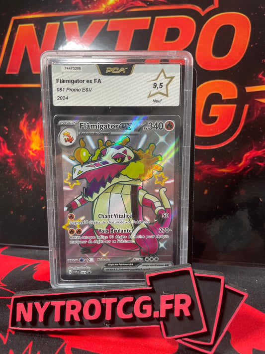 Flamigator EX FA gradée PCA 9.5 (Promo EV 2024)