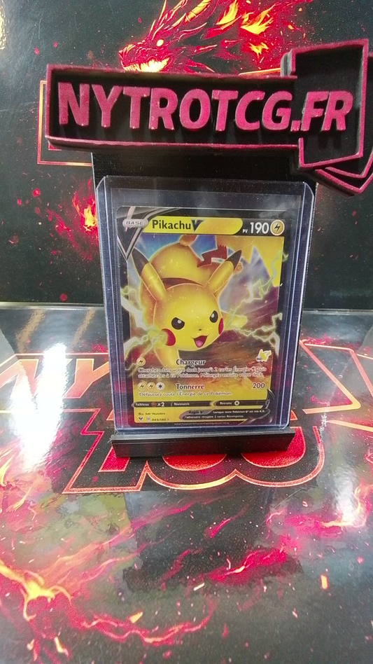 Pikachu V STAMP 43/185 N60 Deck academie 2