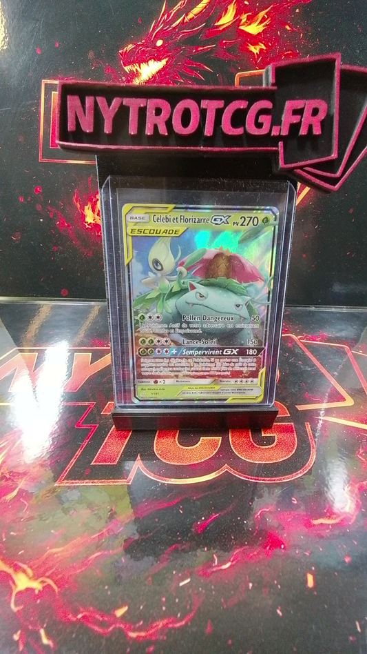 Celebi et Florizarre GX ESCOUADE 1/181 Duo de choc Soleil et lune