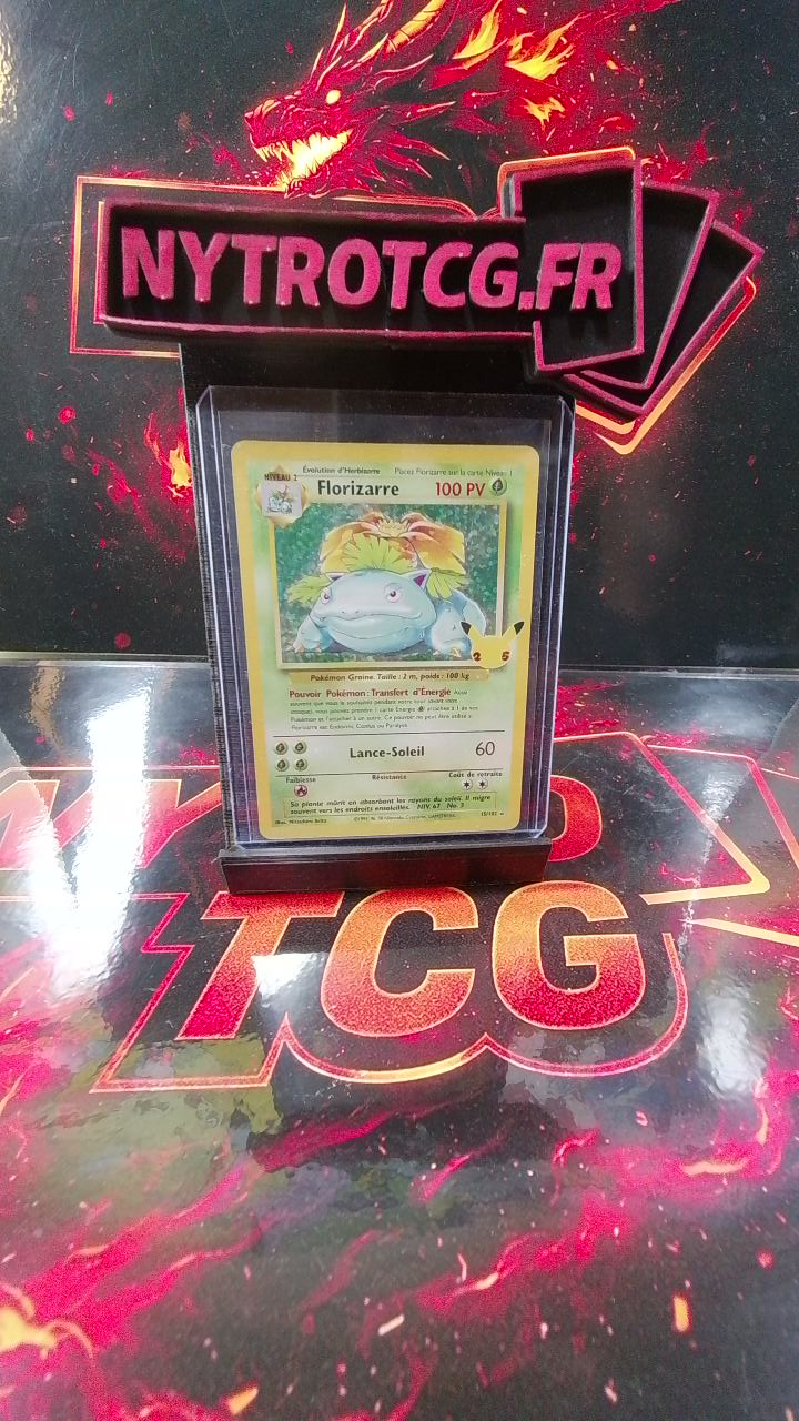 Florizarre Dracaufeu Tortank 25ans REPRINT EB4.5