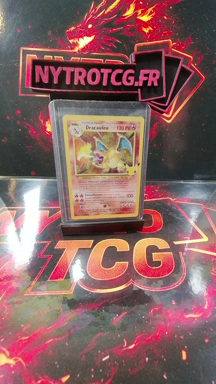 Florizarre Dracaufeu Tortank 25ans REPRINT EB4.5