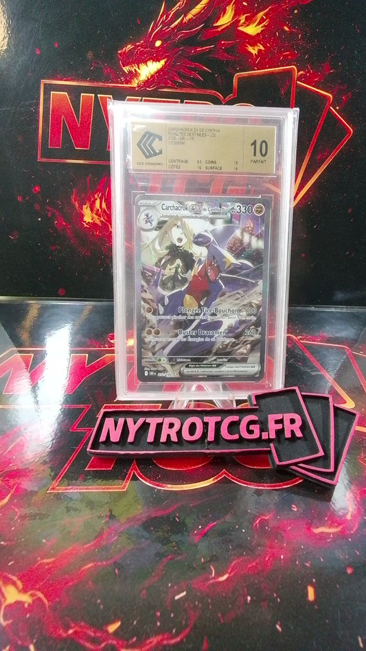 Carchacrok ex de cynthia 232/182 CCC 10 GOLD Rivalites destinees EV10